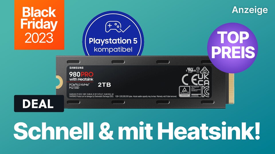 Wenn ihr eine PS5-SSD braucht, solltet ihr diesen Black Friday Deal nicht verpassen.