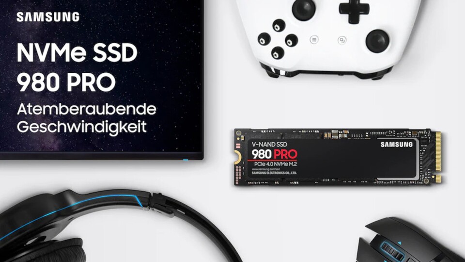 Die Samsung 980 Pro ist eine sehr gute Gaming-SSD, sowohl für PS5 als auch für den PC.