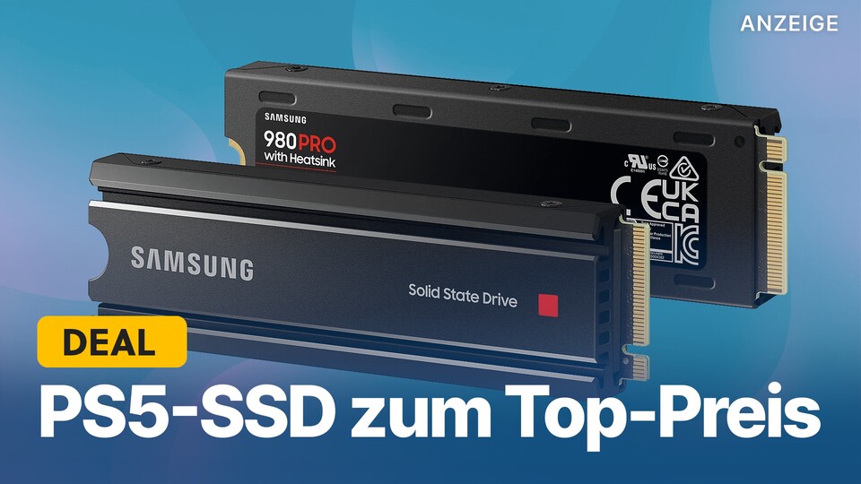 Mit der Samsung 980 Pro bekommt ihr jetzt eine de beliebtesten PS5-SSDs günstig wie schon lange nicht mehr.