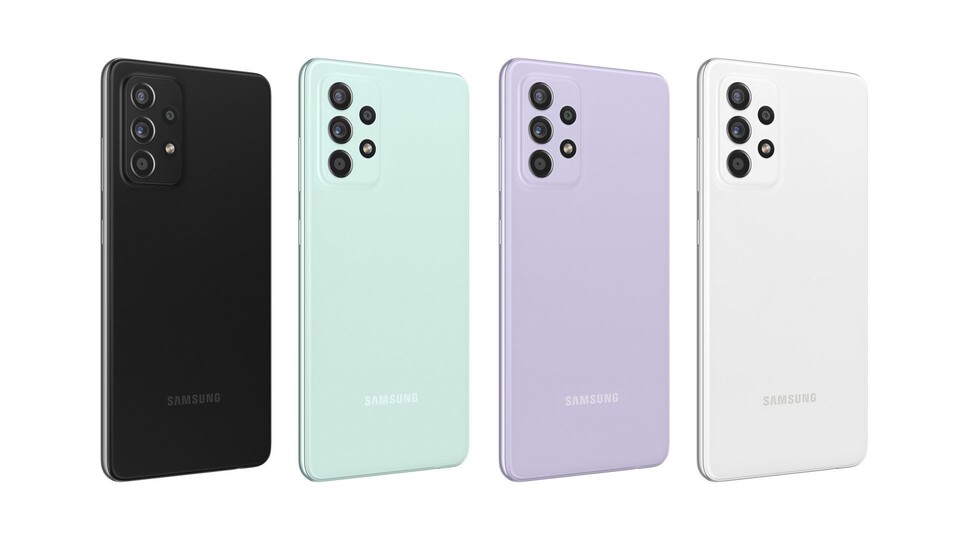 Das Samsung Galaxy A52s bekommt ihr in verschiedenen Farben günstiger.
