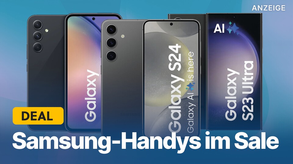 Nur bis Sonntag könnt ihr euch im neuen MediaMarkt-Sale günstige Samsung-Handys sichern, mit Rabatten von teils über 400€.