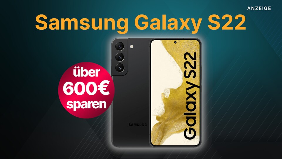 Bei MediaMarkt und Saturn bekommt ihr das Samsung Galaxy S22 gerade günstig zum Handyvertrag mit 40 GB Datenvolumen sowie Telefon- und SMS-Flat.