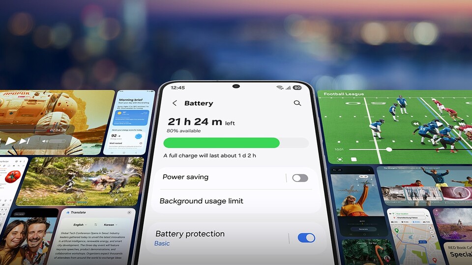 Diesem Handy geht nicht so schnell der Akku aus.