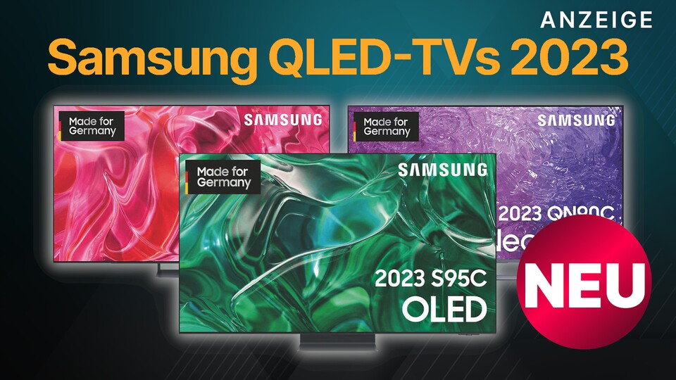 Samsungs neue High-End-4K-TVs 2023 könnt ihr jetzt mit Cashback und kostenloser Soundbar als Beigabe kaufen.