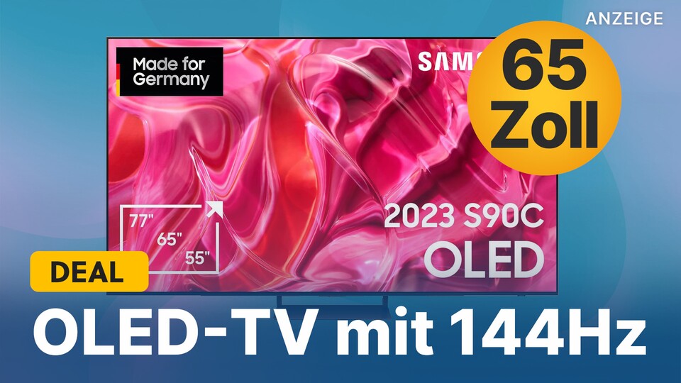 Da MediaMarkt euch gerade die Mehrwertsteuer schenkt, könnt ihr hochwertige 4K-Fernseher wie den Samsung S90C OLED günstig abstauben.