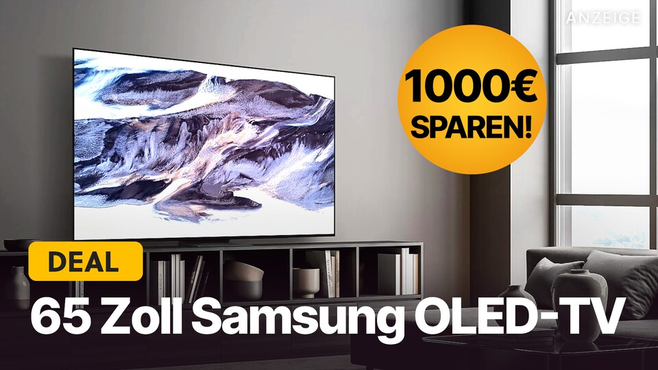 Dank Extra-Rabatt könnt ihr euch den High-End-OLED-TV Samsung S90D mit 65 Zoll jetzt 1000€ günstiger schnappen!