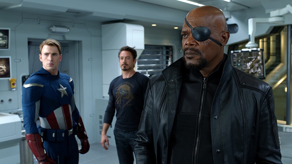 Samuel L. Jackson als Nick Fury in Marvel's The Avengers