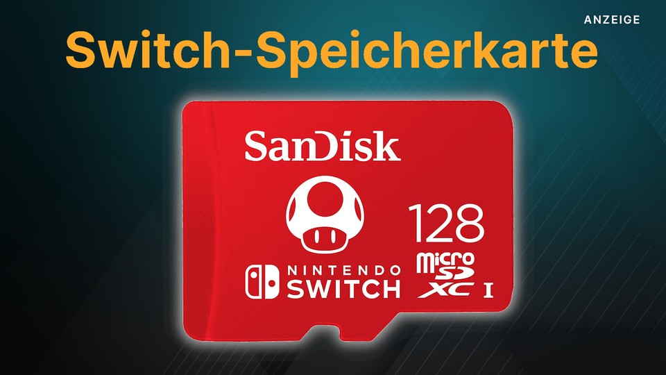 Sowohl bei Amazon als auch bei MediaMarkt gibt es die offizielle Switch-Speicherkarte von SanDisk jetzt günstig.