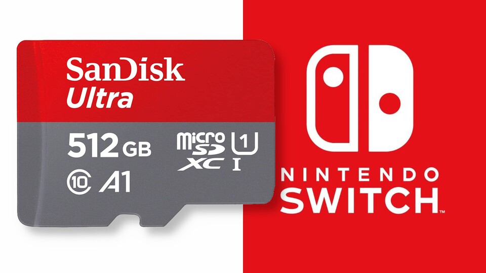 Amazon Nintendo Switch für im MicroSD-Speicherkarte – 512 GB Angebot