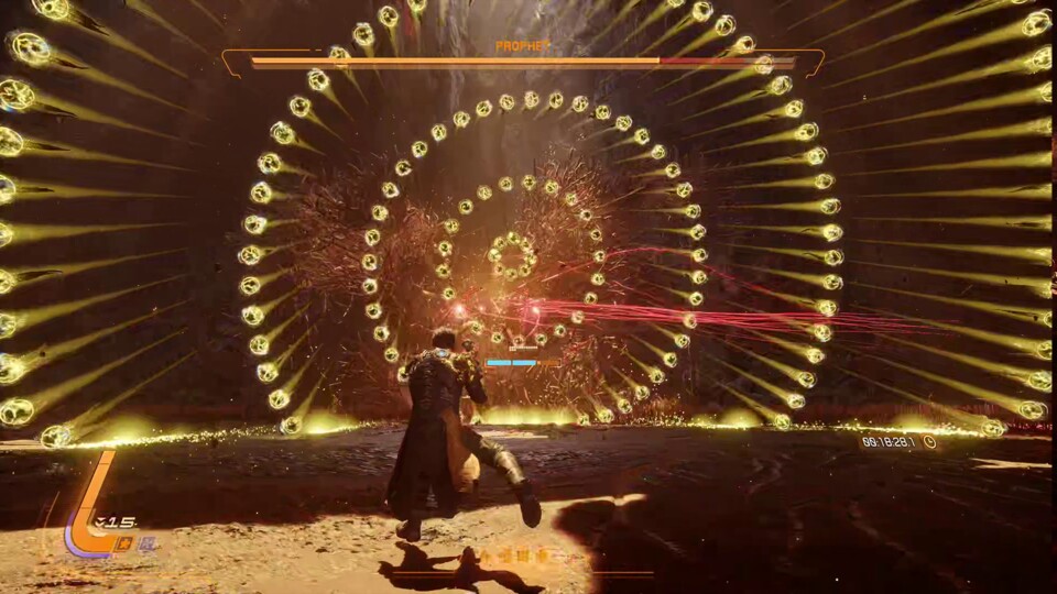 Die Spirale ist sehr langsam und hat große Lücken. Wenn danach aber eine Welle kommt, kann das ganz schön unerwartet kommen.