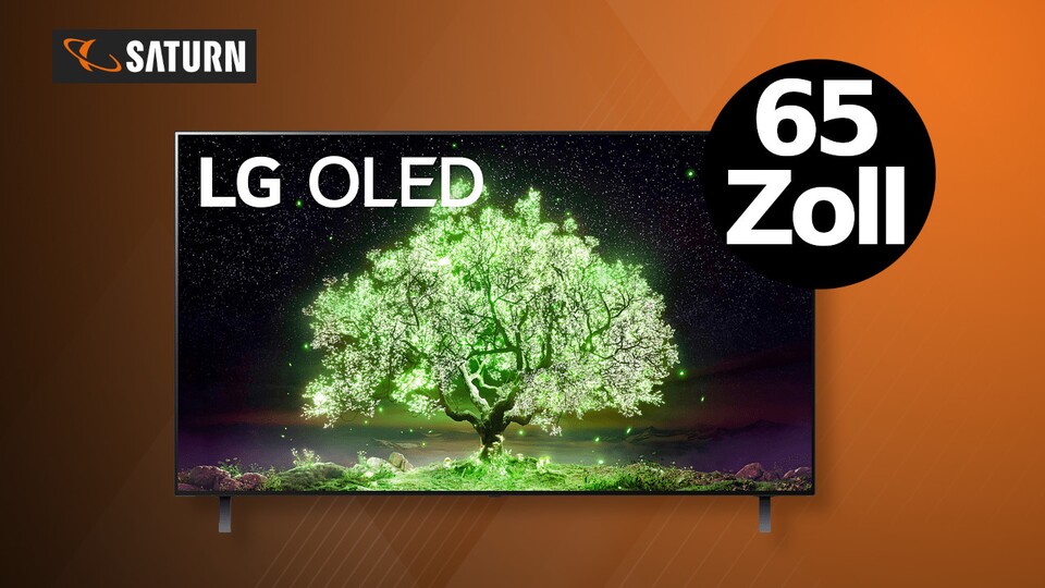 Nur bis 9 Uhr am Sonntagmorgen gibt es bei Saturn den 4K-Fernseher LG OLED A19 in 65 Zoll zum bisherigen Bestpreis im Angebot.