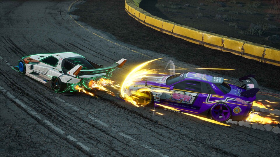 Durch solche Attacken macht Screamer die Rennstrecke zum Schlachtfeld.