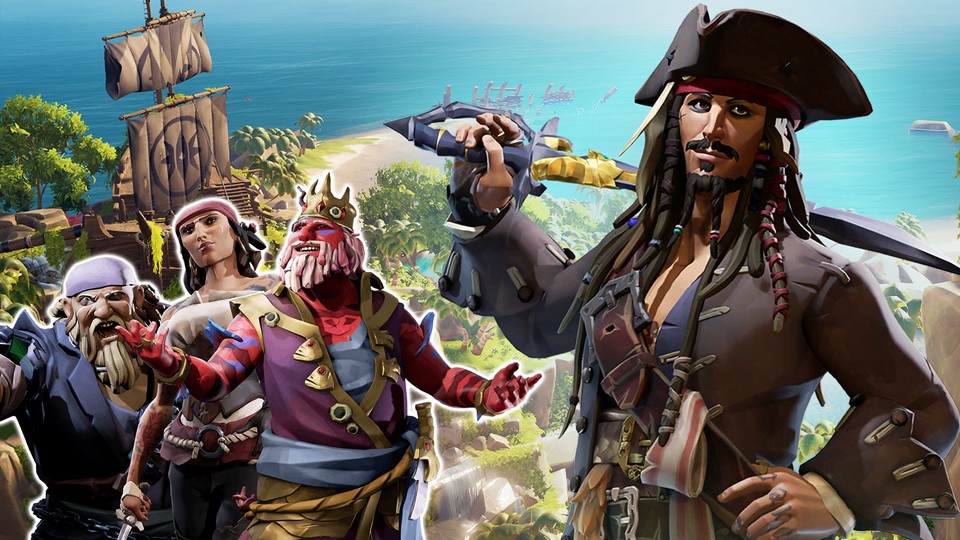 Although they jump out of a generator, the pirates in Sea of ​​Thieves are full of charm.