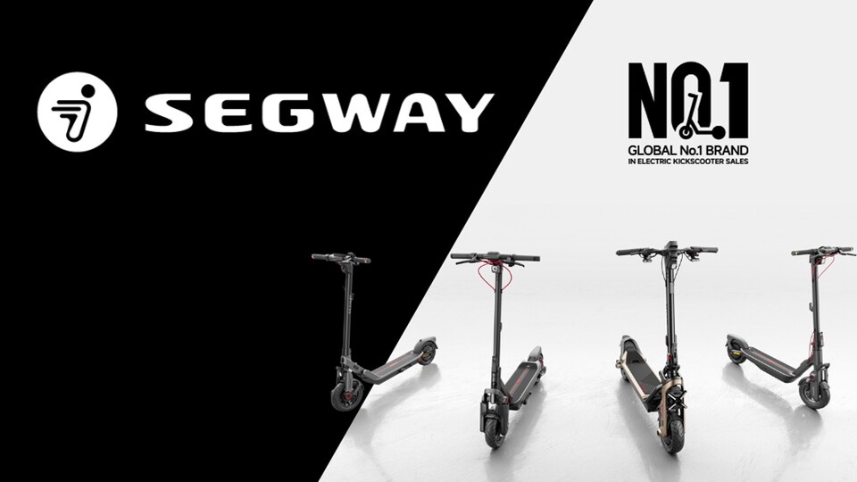 Segway ist Marktführer. Kein Wunder, die E-Scooter sind auch richtig gut, stabild und zuverlässig.