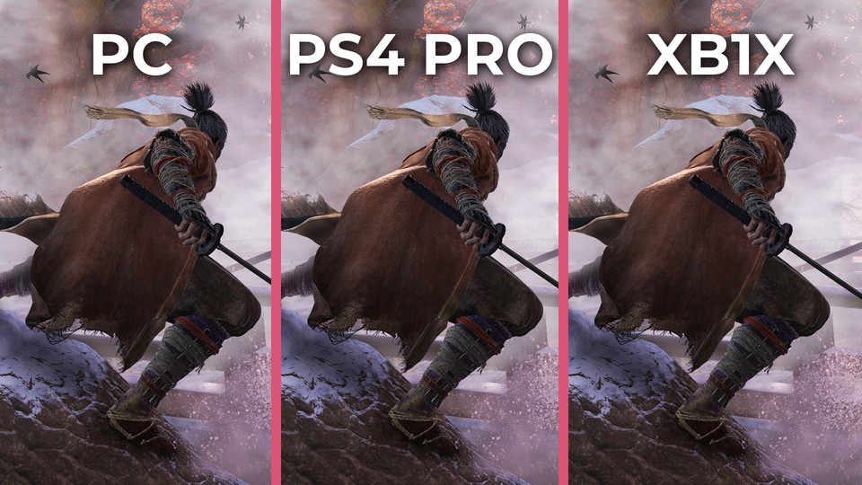 Sekiro: Shadows Die Twice - PC 4K Max gegen PS4 Pro und Xbox One X im Grafikvergleich