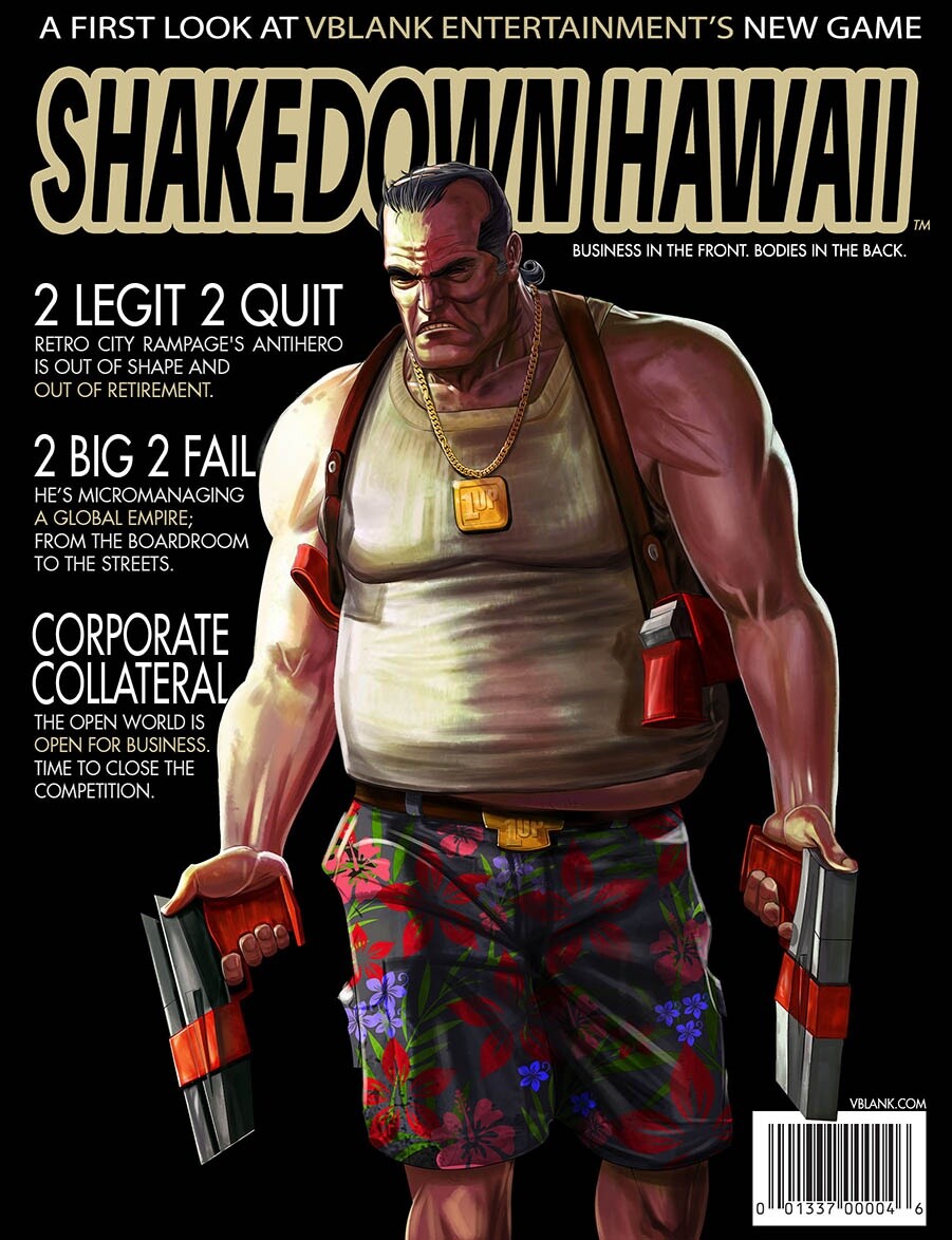 Shakedown Hawaii ist ein 16-bit-Sequel Retro City Rampage.