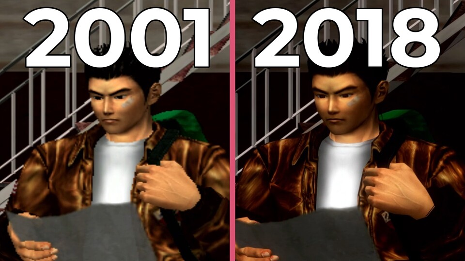 Shenmue II - Original (2001) gegen PS4 HD-Port (2018) im Grafikvergleich