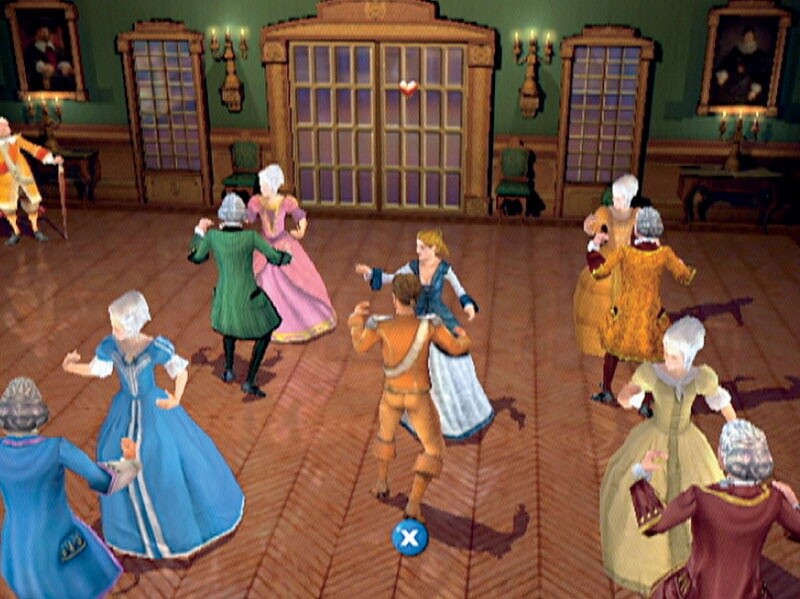 Um die Töchter der Gouverneure zu betören, müsst ihr in etwas langweiligen Tanz-Sequenzen zeigen, was ihr könnt. Screen: Xbox