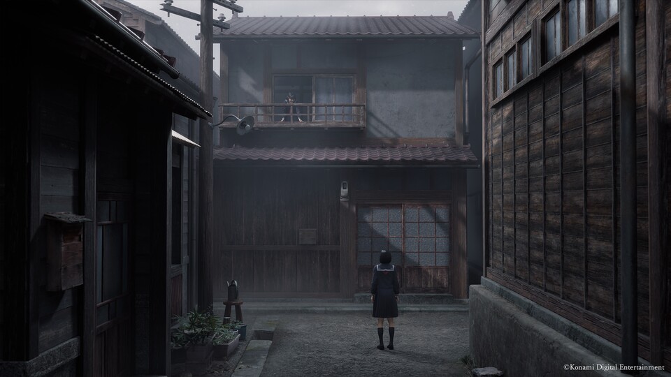 Der kleine japanische Ort wirkt angemessen düster und die wenigen Bewohner, auf die wir treffen, sind allesamt suspekt.