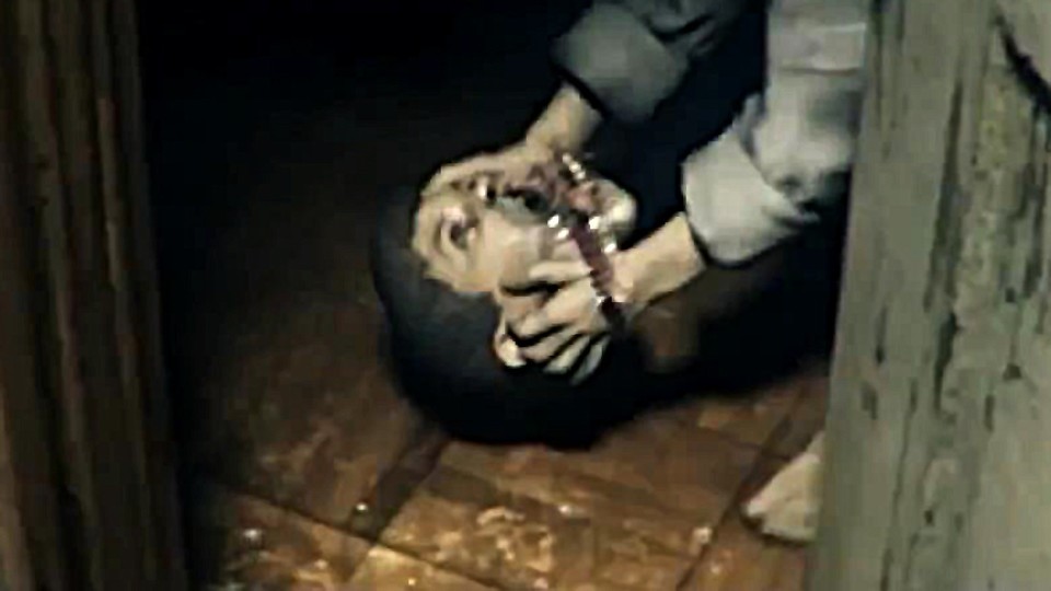 Neben P.T. gab es noch ein Konzeptvideo zu Silent Hills, dass so leckere Sachen wie diesen abgetrennten Kopf zeigte.