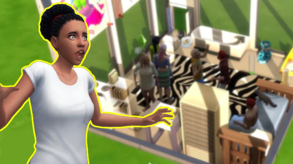 In diesem Die Sims 4-Experiment haben die armen Sims viel zu wenig Platz.