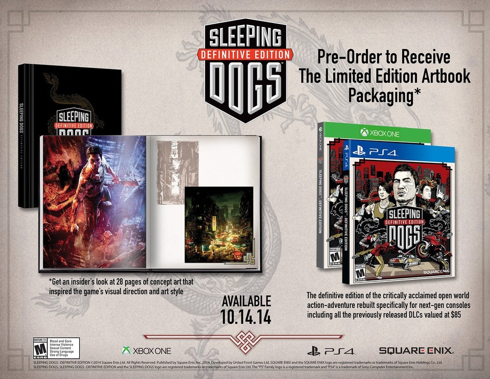 Sleeping Dogs: Definitive Edition kann bislang nur in den USA vorbestellt werden.