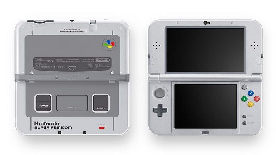 Der New 3DS XL kommt im Oktober im SNES-Design.