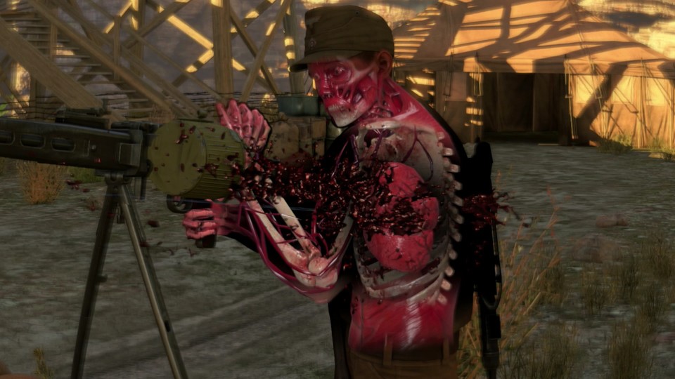 Volltreffer: Besonders schöne Abschüsse zeigt Sniper Elite 3: Afrika mit Hilfe der brutal-ehrlichen Röntgenkamera.