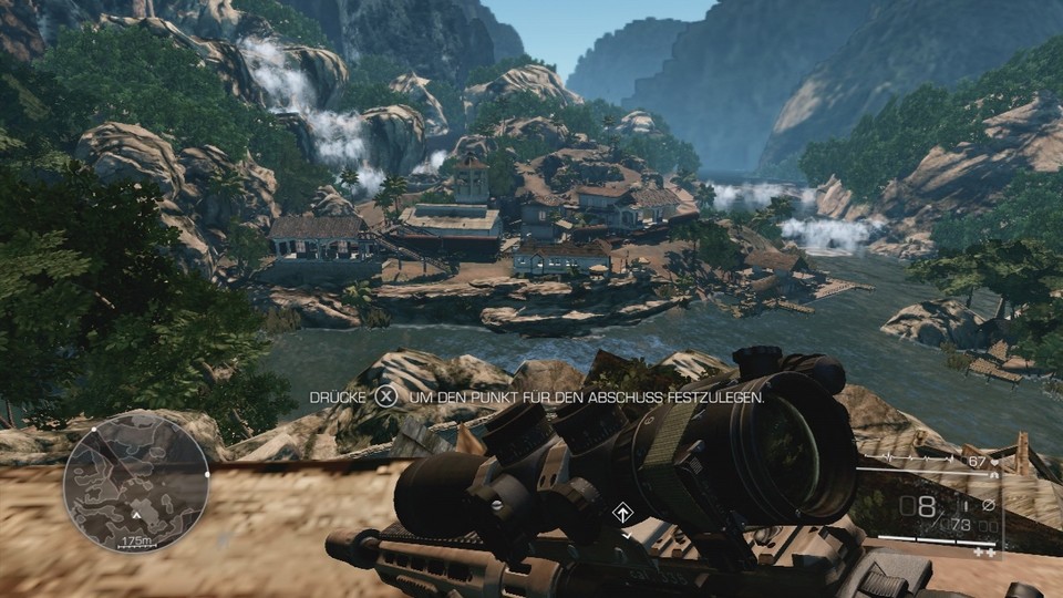 Dank CryEngine 3, bietet Sniper: Ghost Warrior 2 gute Weitsicht und tolle Panoramen.