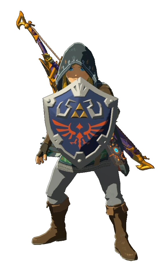 So sieht das Hylia-Schild in Zelda: Breath of the Wild und Tears of the Kingdom aus.