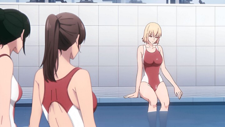 Der Anime-Studio gibt ihr mit einer Schwimmszene mehr Momente in der Serie bevor sie eigentlich in der Geschichte wichtig wird. (Bild: © Chugong A-1 Pictures)