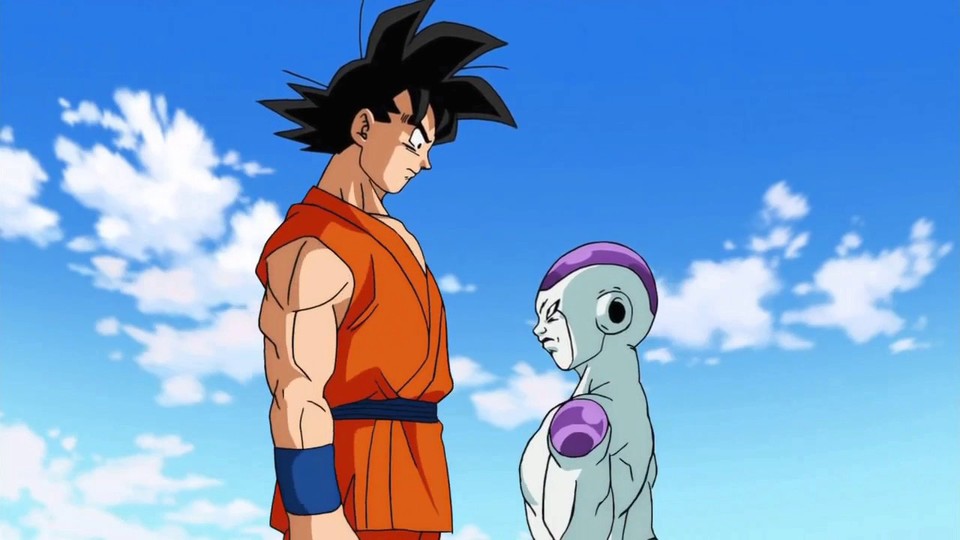 Der Kampf zwischen Son Goku und Freezer setzt sich bald fort - und zwar im Schuhhandel.