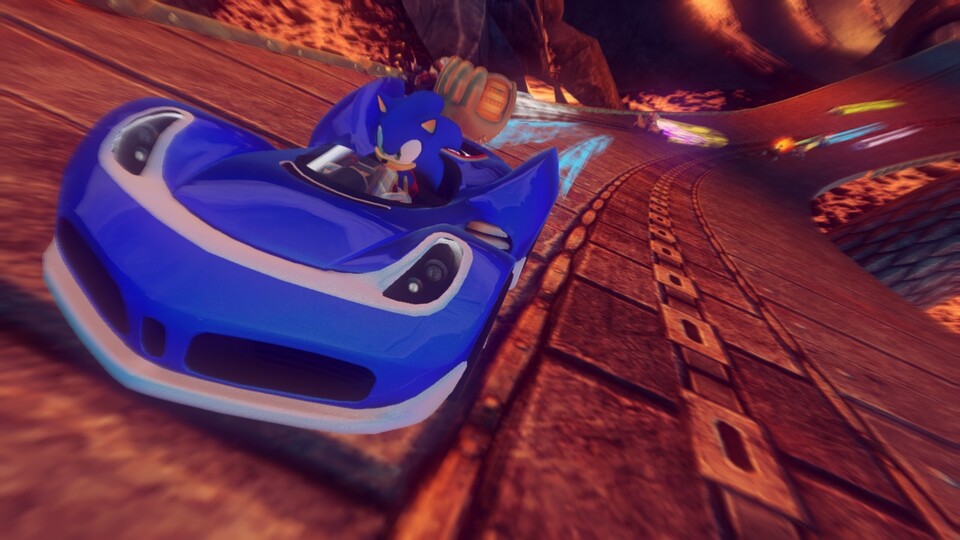 Das Rennspiel Sonic & All-Stars Racing: Transformed wird auf der Wii U genauso gut aussehen wie auf der Xbox 360 und PS3.