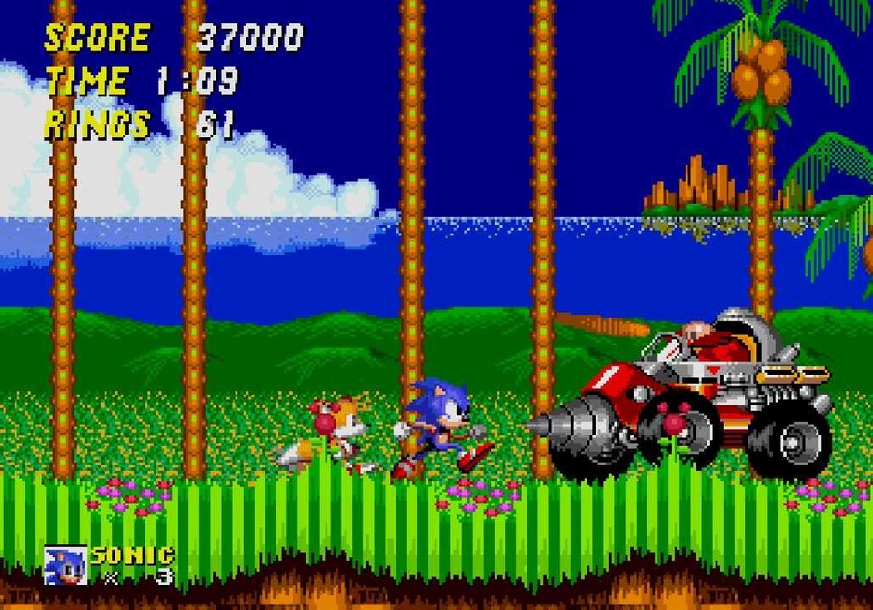 Verstärkung: schon in Sonic The Hedgehog 2 eilt Tails zur Hilfe.
