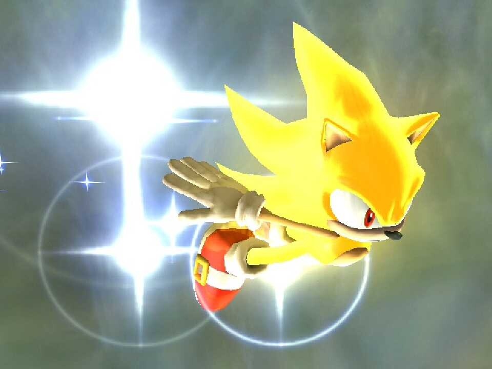 Der gelb glühende Super Sonic tacht ab Sonic 2 immer wieder auf.