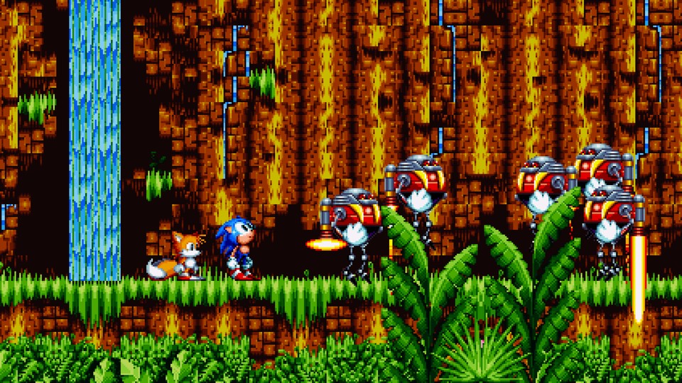 Sonic ist neuerdings hellblau. Ein paar neue Animationen hat er auch.