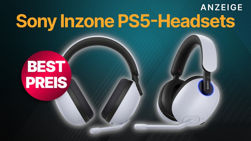 Sonys 2022 erschienene Gaming-Headsets Inzone H7 und H9 gab es noch nie so günstig wie jetzt bei MediaMarkt.