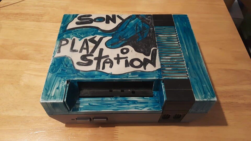 Hier seht ihr das super seltene Sony Nintendo Play Entertainment Station-System. (Bild: reddit.comuserComfortableAmount993)