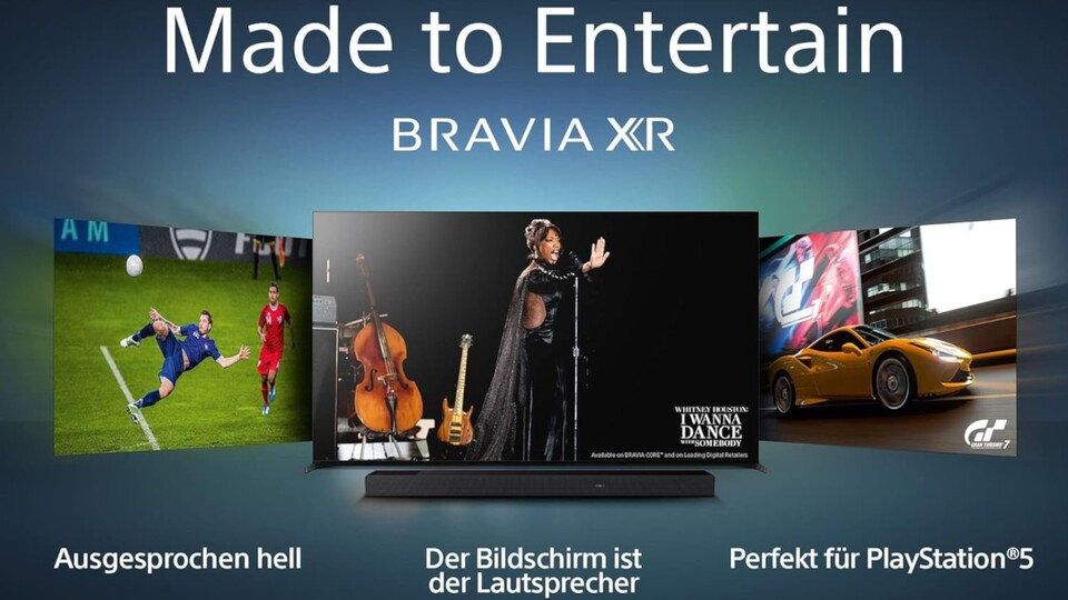 Neben Full Array Local Dimming ist es vor allem die hohe maximale Helligkeit, die beim Sony X90L 4K-TV für eine hohe Bildqualität sorgt.