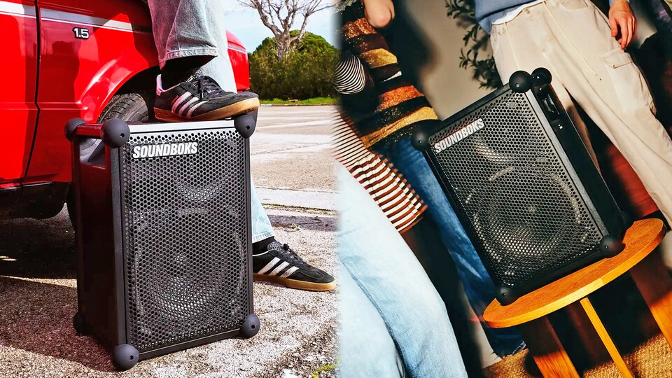 Auf den ersten Blick sieht die Soundboks Mix normal aus und bis auf die Größe hat sich auch kaum was geändert.