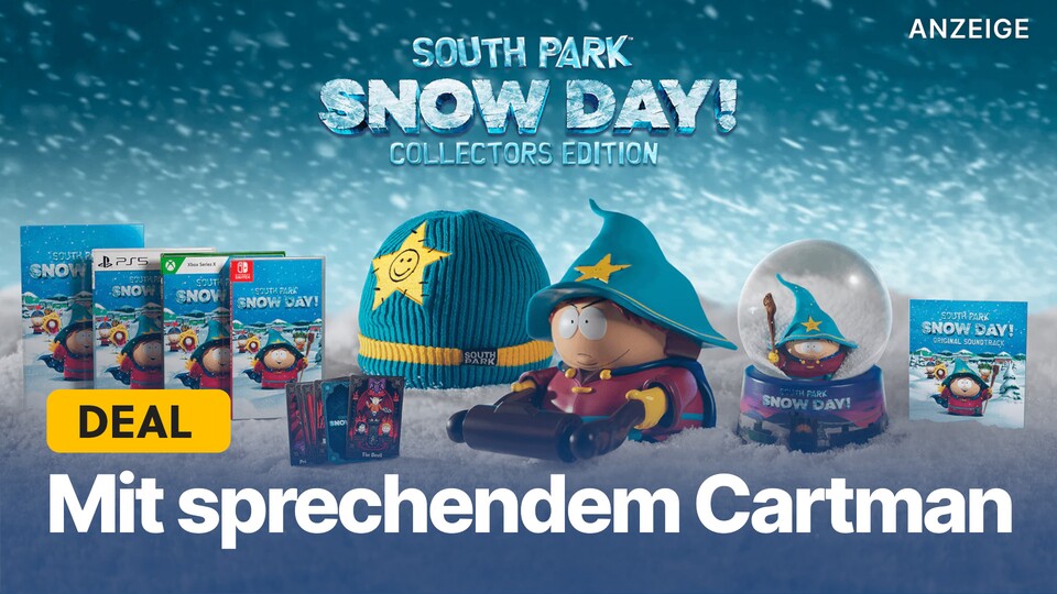 Jetzt könnt ihr euch die limitierte South Park: Snow Day Collectors Edition mit spektakulären Sammlerstücken sichern.