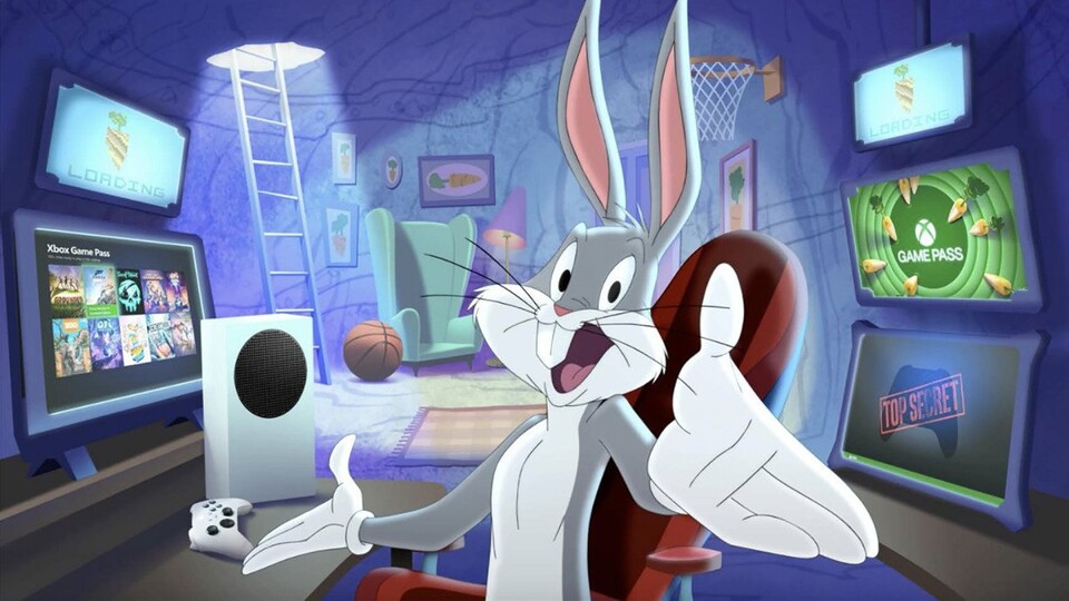Bugs Bunny fordert euch auf, eure kreativsten Spielideen einzureichen.