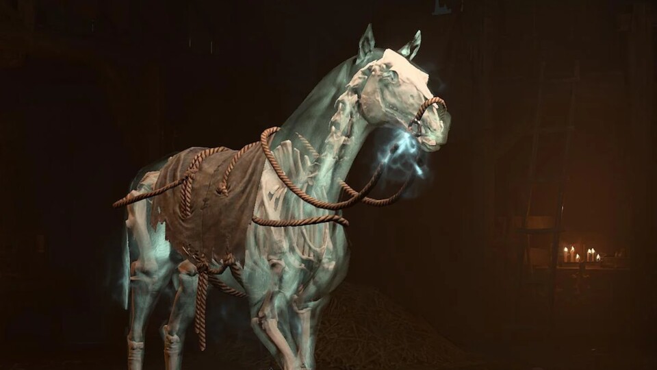 So sieht das Spectral Charger-Reittier in der Diablo 4-Beta aus (Bild: reddit.comuseropawix00).