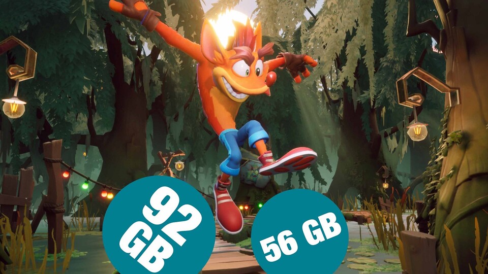 Crash Bandicoot 4 überwindet auf den neuen Konsolen gigantische Datenmengen und wird wohl auch kein Einzelfall bleiben.