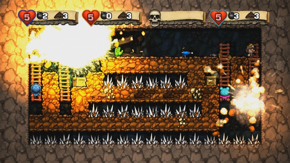 YouTube-Benutzer »Pibonacci« hat das Jump&Run Spelunky in weniger als zwei Minuten durchgespielt.