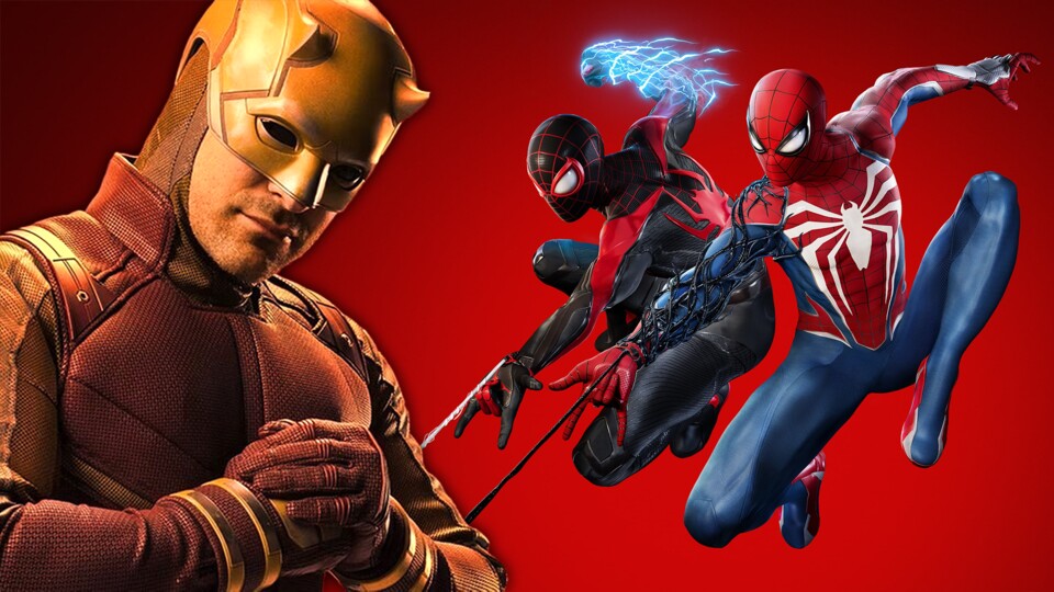 Spiel Daredevil in Spider-Man 2 bald eine Rolle? Bildquelle: DisneyMarvel Studios + SonyInsomniac