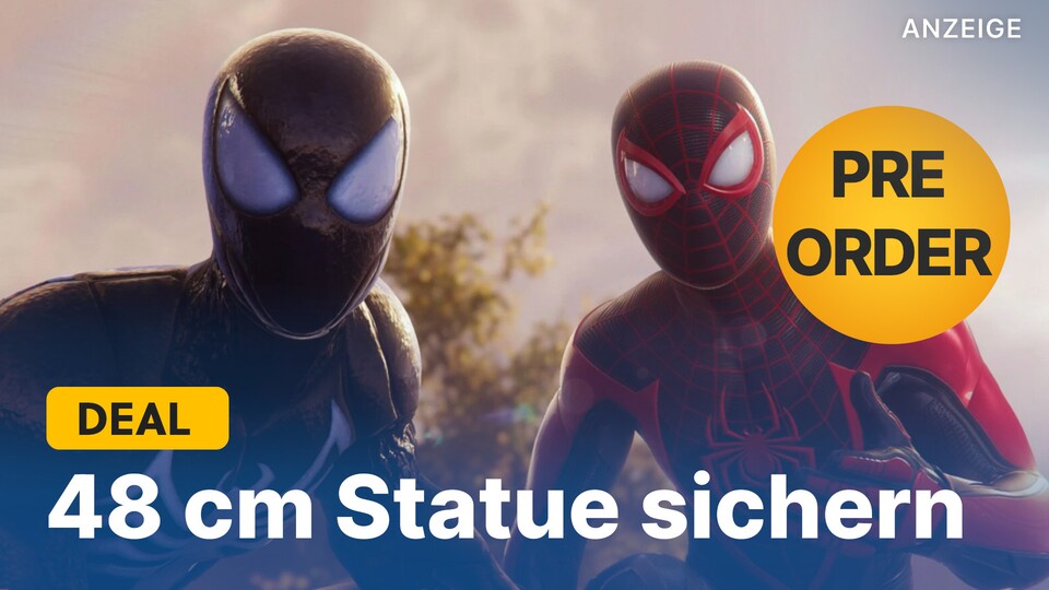 Die Spider-Man 2 Collectors Edition mit einer 48 cm großen Statue könnt ihr jetzt vorbestellen.