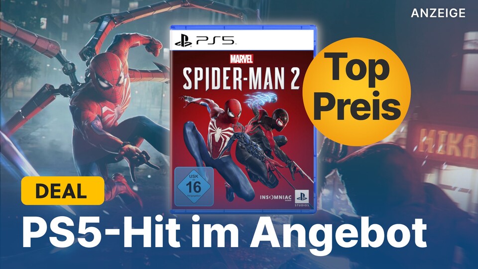 Das im Oktober 2023 erschienene Spider-Man 2 gibts bei Amazon jetzt deutlich günstiger.