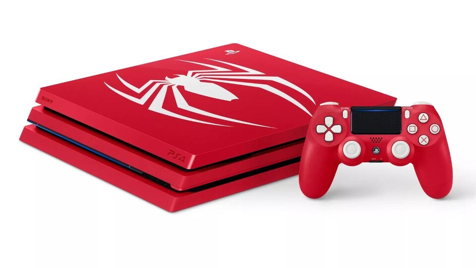 Die offizielle PS4 Pro zu Spider-Man ist schlicht aber schick.