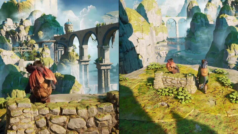 In Split Fiction seht ihr die Welt in der Regel im Splitscreen.